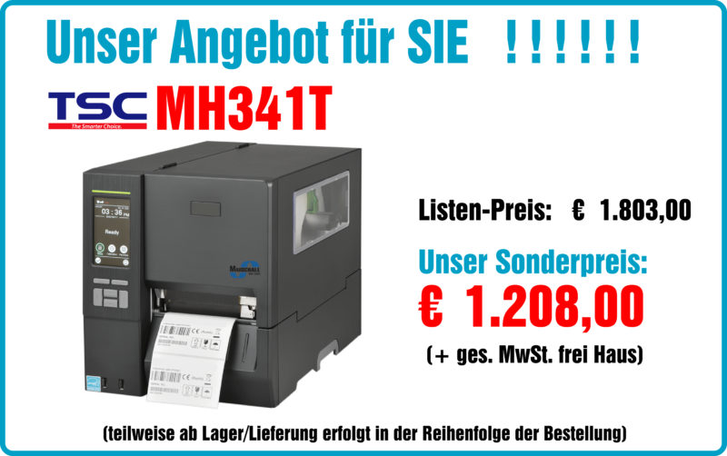 angebot MH341T Etikettendrucker.